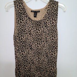 Woman's leopard Scott Taylor tank top medium.